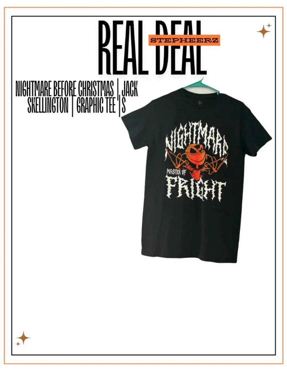 Nightmare Before Christmas | Jack Skellington | Graphic Tee |S - Picture 1 of 1